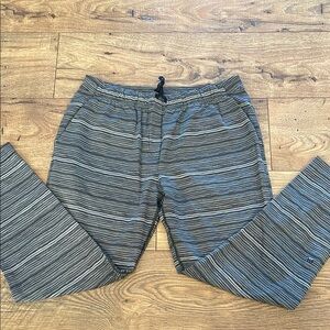 Striped Gray Jogger Pants